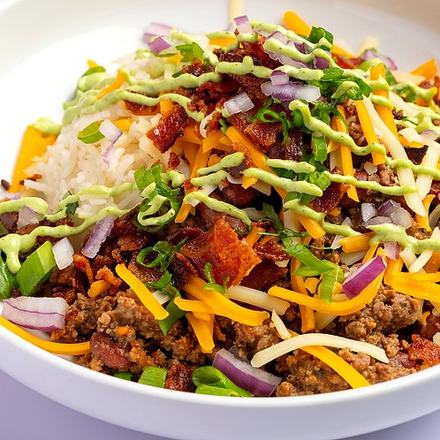 Taco rice bowl